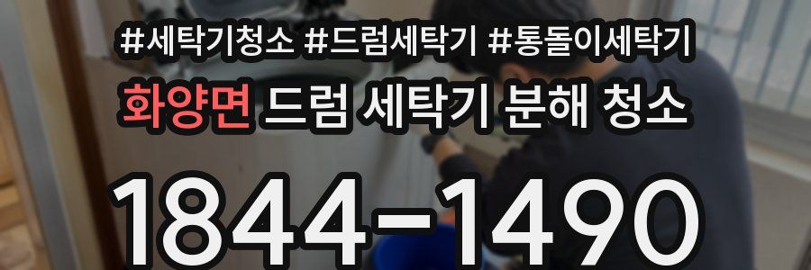 화양면 드럼 세탁기 분해 청소
