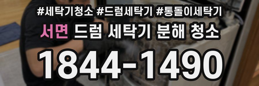 서면 드럼 세탁기 분해 청소