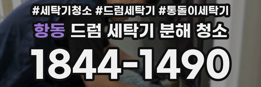 항동 드럼 세탁기 분해 청소
