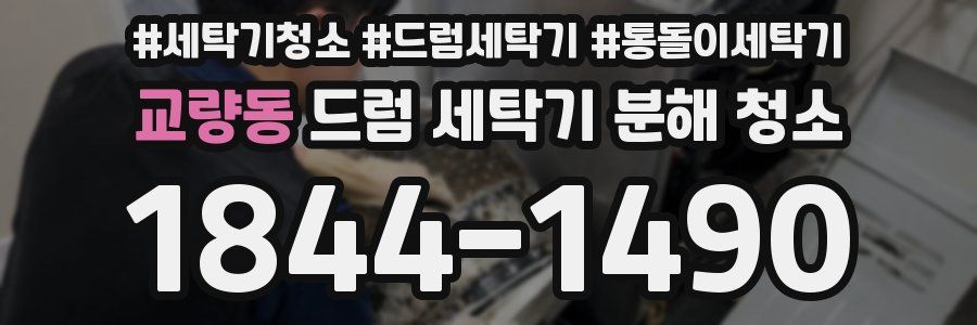 교량동 드럼 세탁기 분해 청소