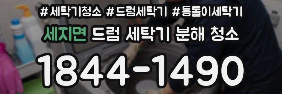 세지면 드럼 세탁기 분해 청소