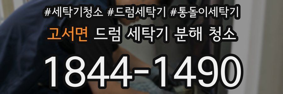 고서면 드럼 세탁기 분해 청소