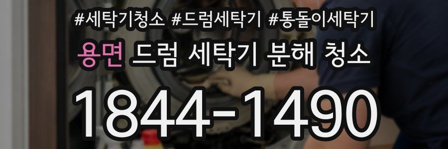 용면 드럼 세탁기 분해 청소