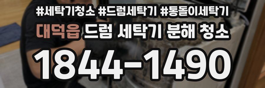 대덕읍 드럼 세탁기 분해 청소