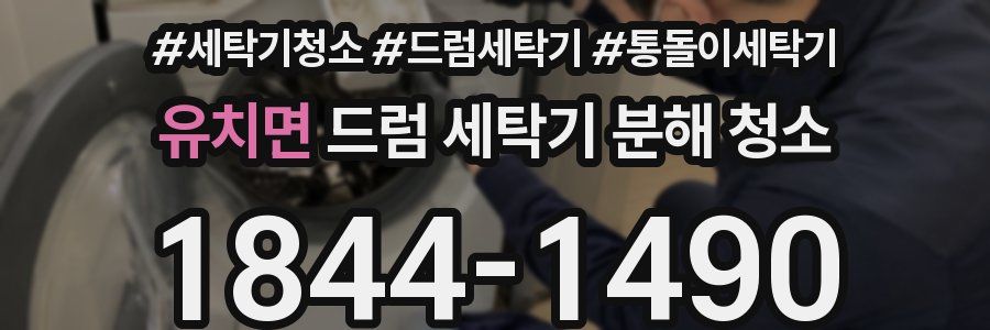 유치면 드럼 세탁기 분해 청소