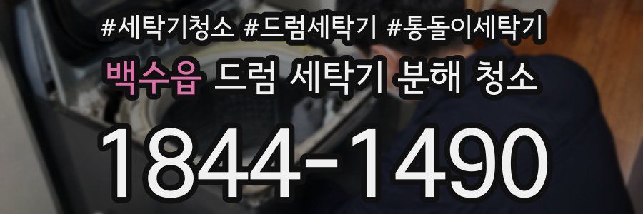 백수읍 드럼 세탁기 분해 청소