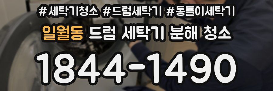 일월동 드럼 세탁기 분해 청소
