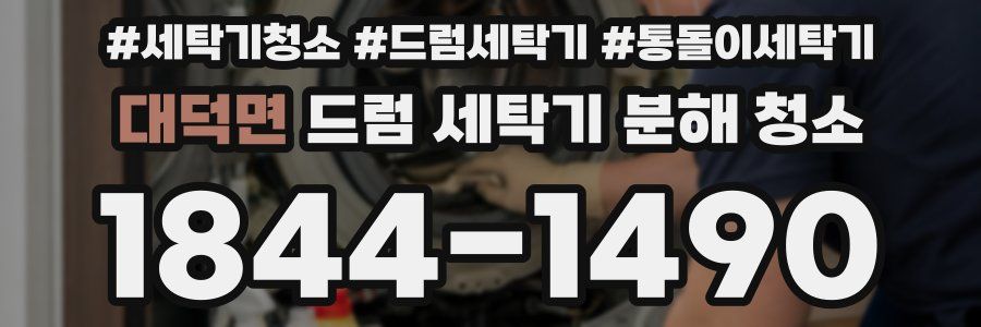 대덕면 드럼 세탁기 분해 청소