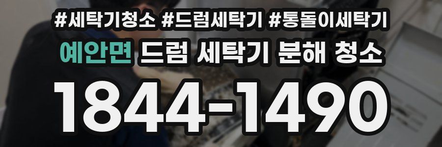 예안면 드럼 세탁기 분해 청소