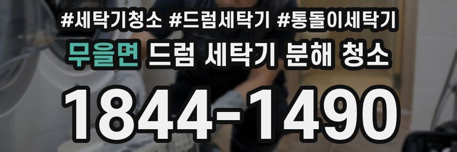 무을면 드럼 세탁기 분해 청소