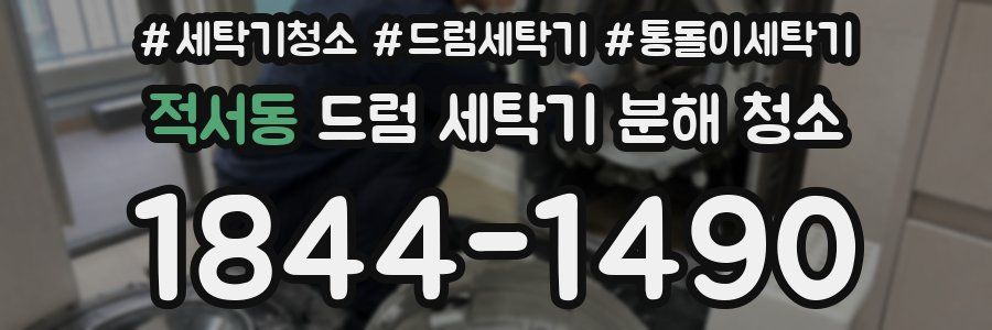 적서동 드럼 세탁기 분해 청소