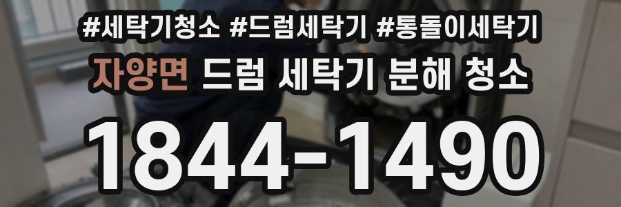 자양면 드럼 세탁기 분해 청소