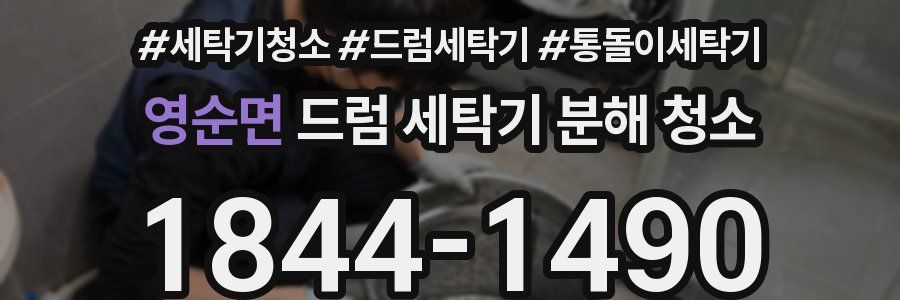 영순면 드럼 세탁기 분해 청소