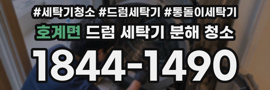 호계면 드럼 세탁기 분해 청소