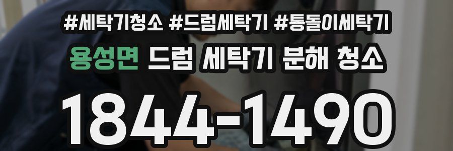 용성면 드럼 세탁기 분해 청소