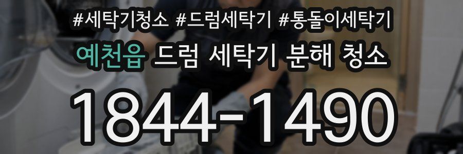 예천읍 드럼 세탁기 분해 청소