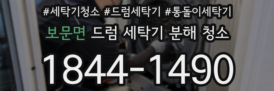 보문면 드럼 세탁기 분해 청소