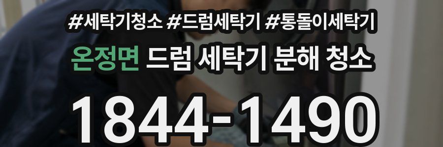 온정면 드럼 세탁기 분해 청소