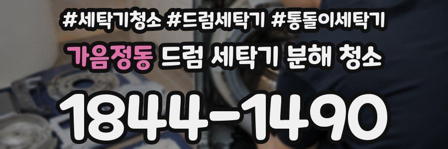 가음정동 드럼 세탁기 분해 청소