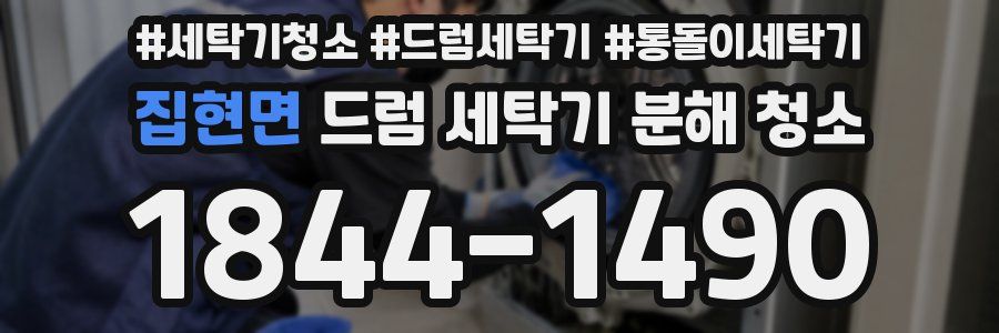 집현면 드럼 세탁기 분해 청소