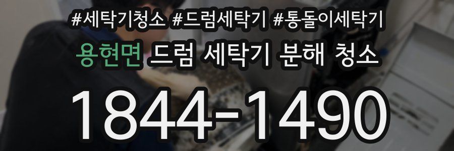 용현면 드럼 세탁기 분해 청소