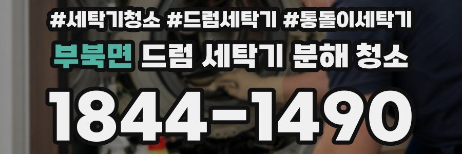 부북면 드럼 세탁기 분해 청소