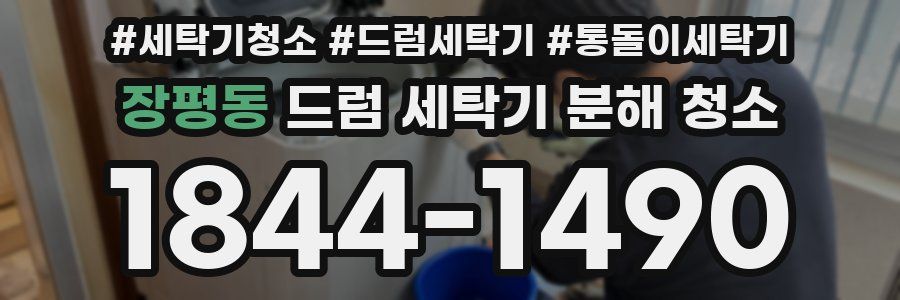 장평동 드럼 세탁기 분해 청소