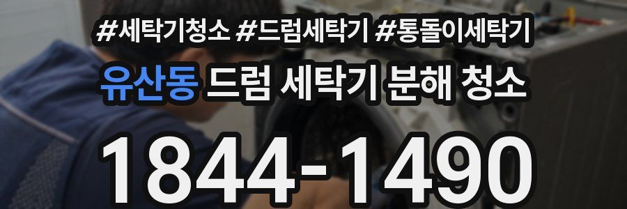 유산동 드럼 세탁기 분해 청소