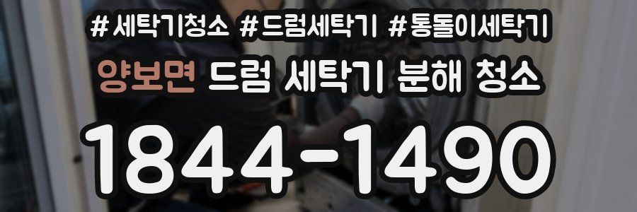 양보면 드럼 세탁기 분해 청소