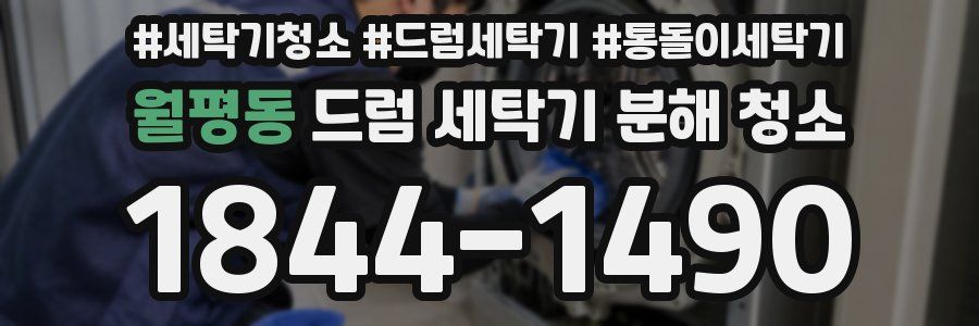 월평동 드럼 세탁기 분해 청소