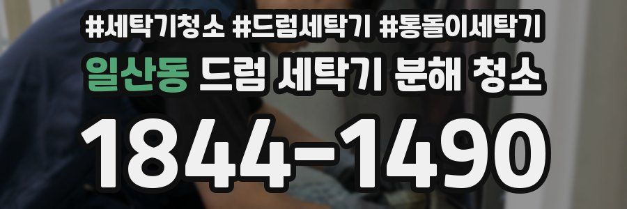 일산동 드럼 세탁기 분해 청소