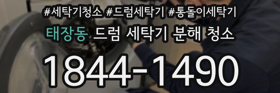 태장동 드럼 세탁기 분해 청소
