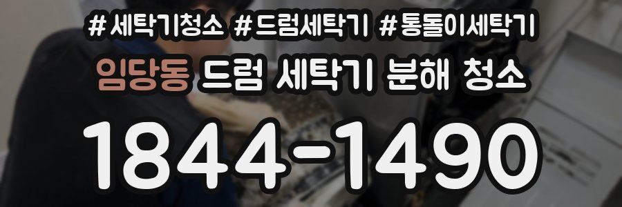 임당동 드럼 세탁기 분해 청소