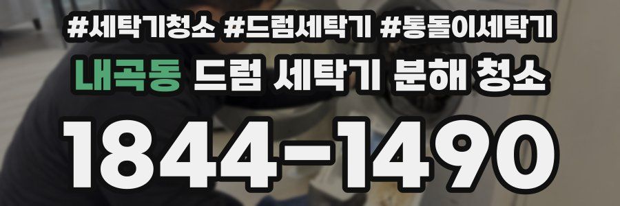 내곡동 드럼 세탁기 분해 청소