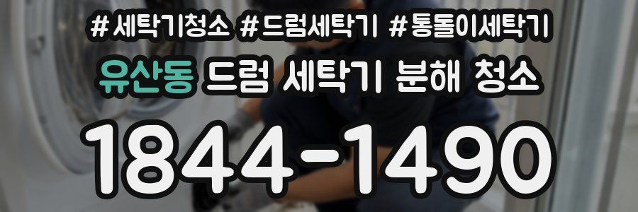 유산동 드럼 세탁기 분해 청소