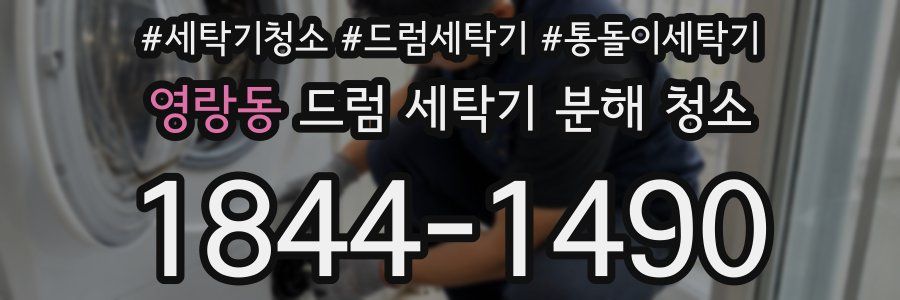 영랑동 드럼 세탁기 분해 청소