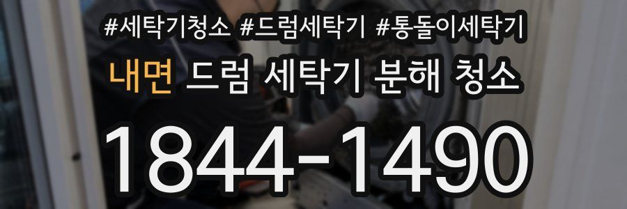 내면 드럼 세탁기 분해 청소