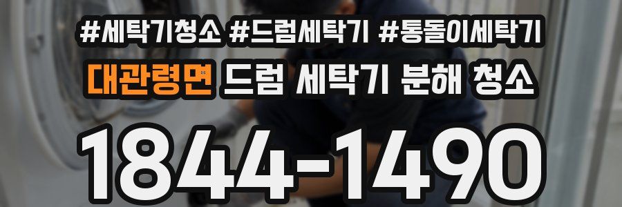 대관령면 드럼 세탁기 분해 청소