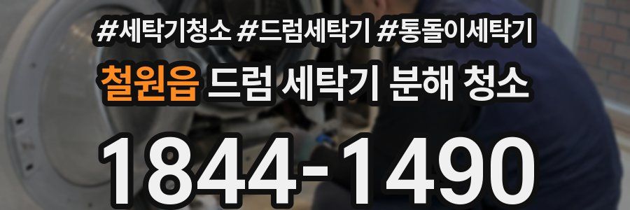 철원읍 드럼 세탁기 분해 청소