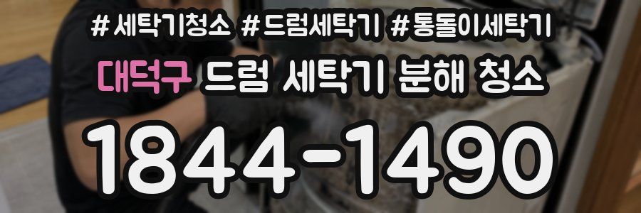 대덕구 드럼 세탁기 분해 청소