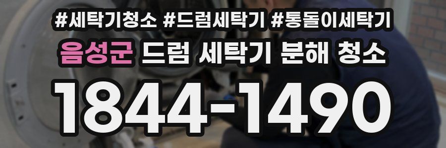 음성군 드럼 세탁기 분해 청소