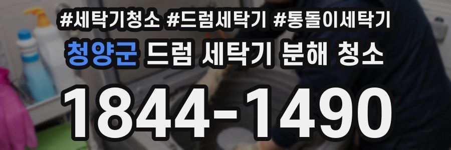청양군 드럼 세탁기 분해 청소