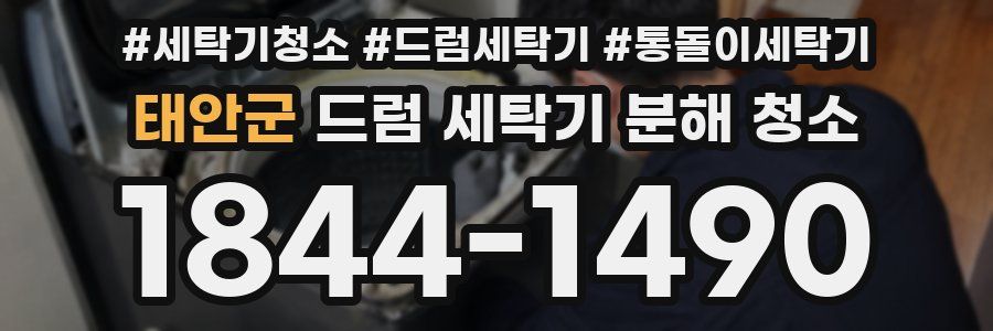 태안군 드럼 세탁기 분해 청소
