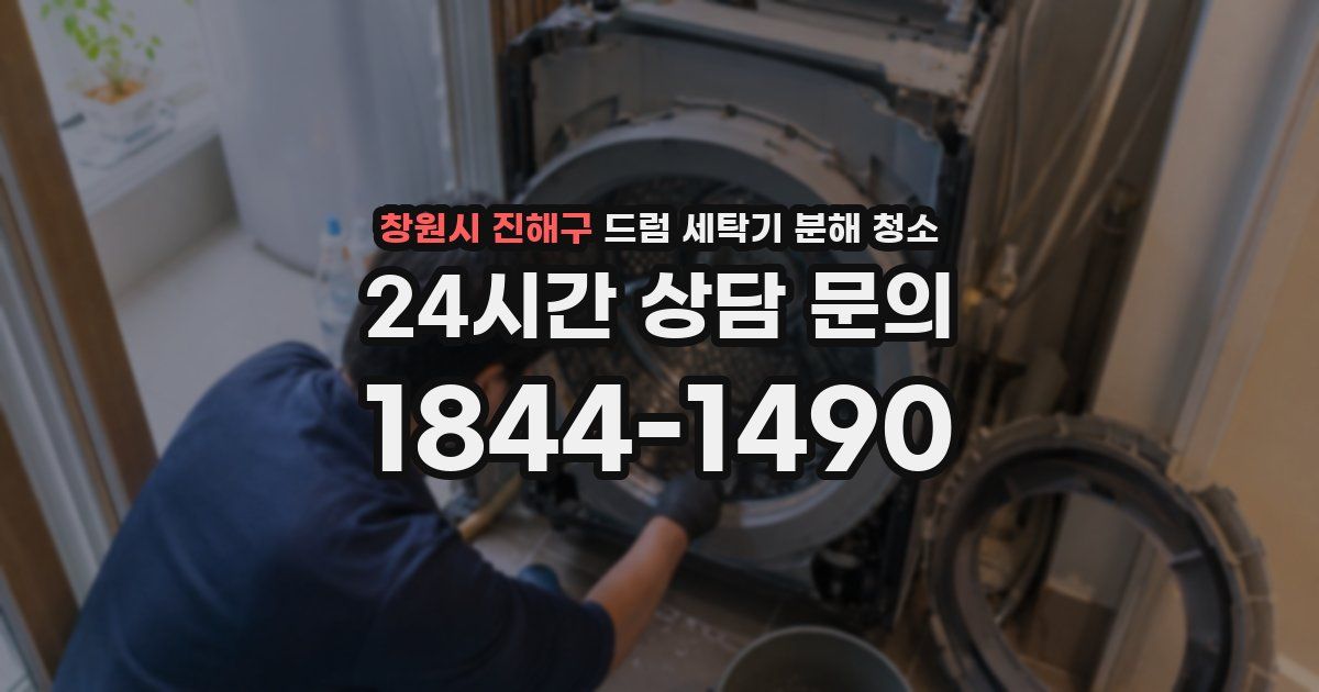 창원시 진해구 드럼 세탁기 분해 청소