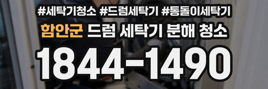 함안군 드럼 세탁기 분해 청소