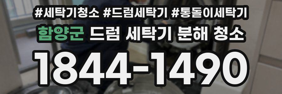 함양군 드럼 세탁기 분해 청소
