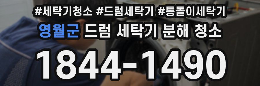 영월군 드럼 세탁기 분해 청소