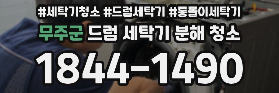 무주군 드럼 세탁기 분해 청소