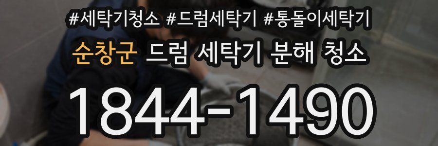 순창군 드럼 세탁기 분해 청소