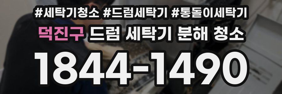 덕진구 드럼 세탁기 분해 청소